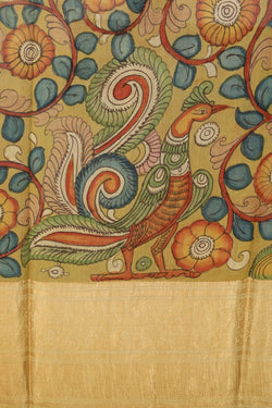 Image of Kalamkari Silk Saree