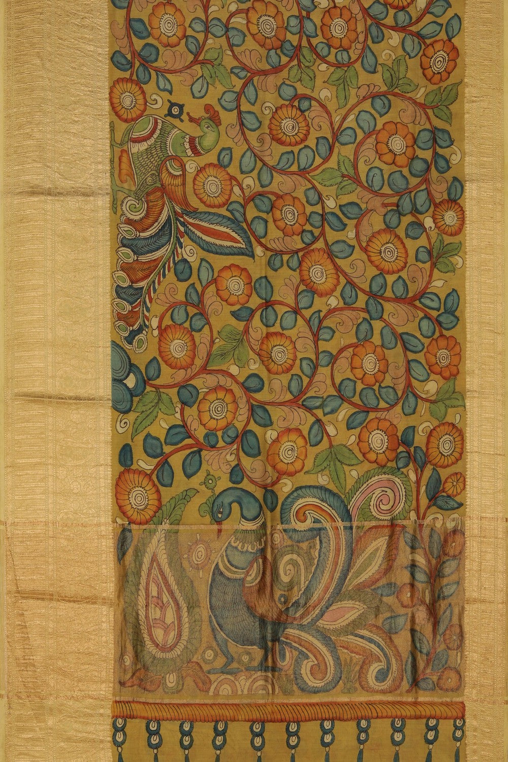 Kalamkari Silk Saree
