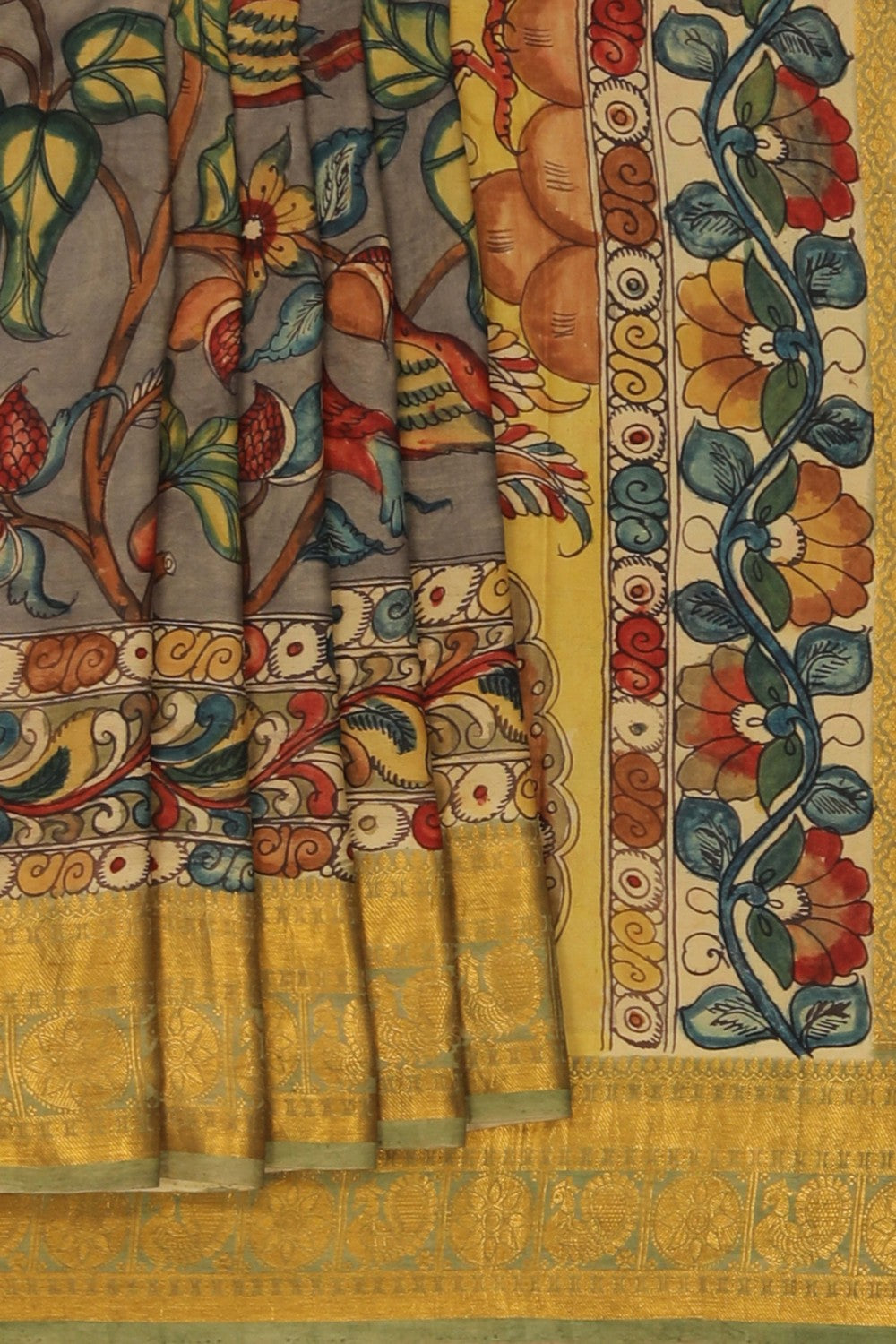 Image of Kalamkari Silk Saree