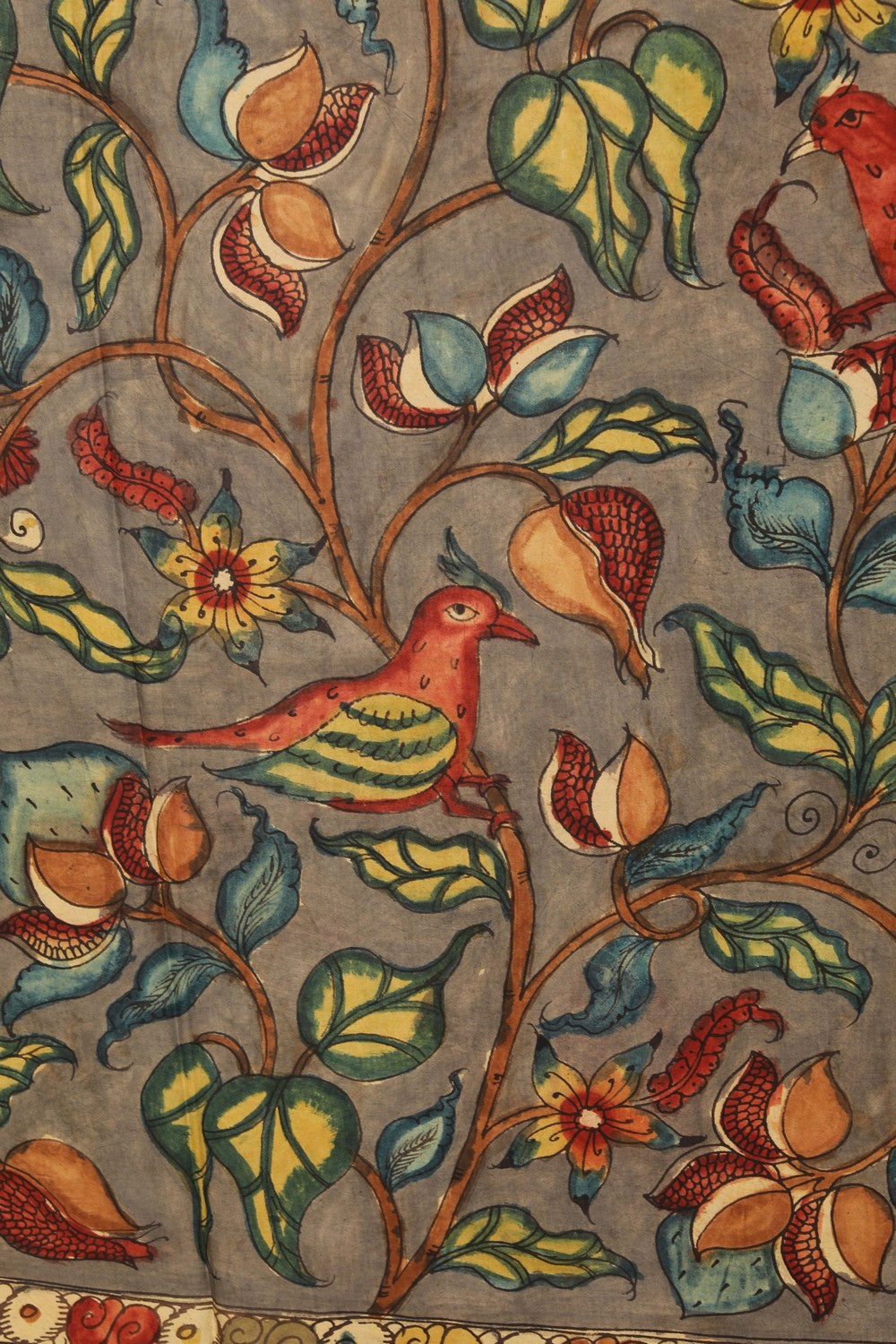 Image of Kalamkari Silk Saree