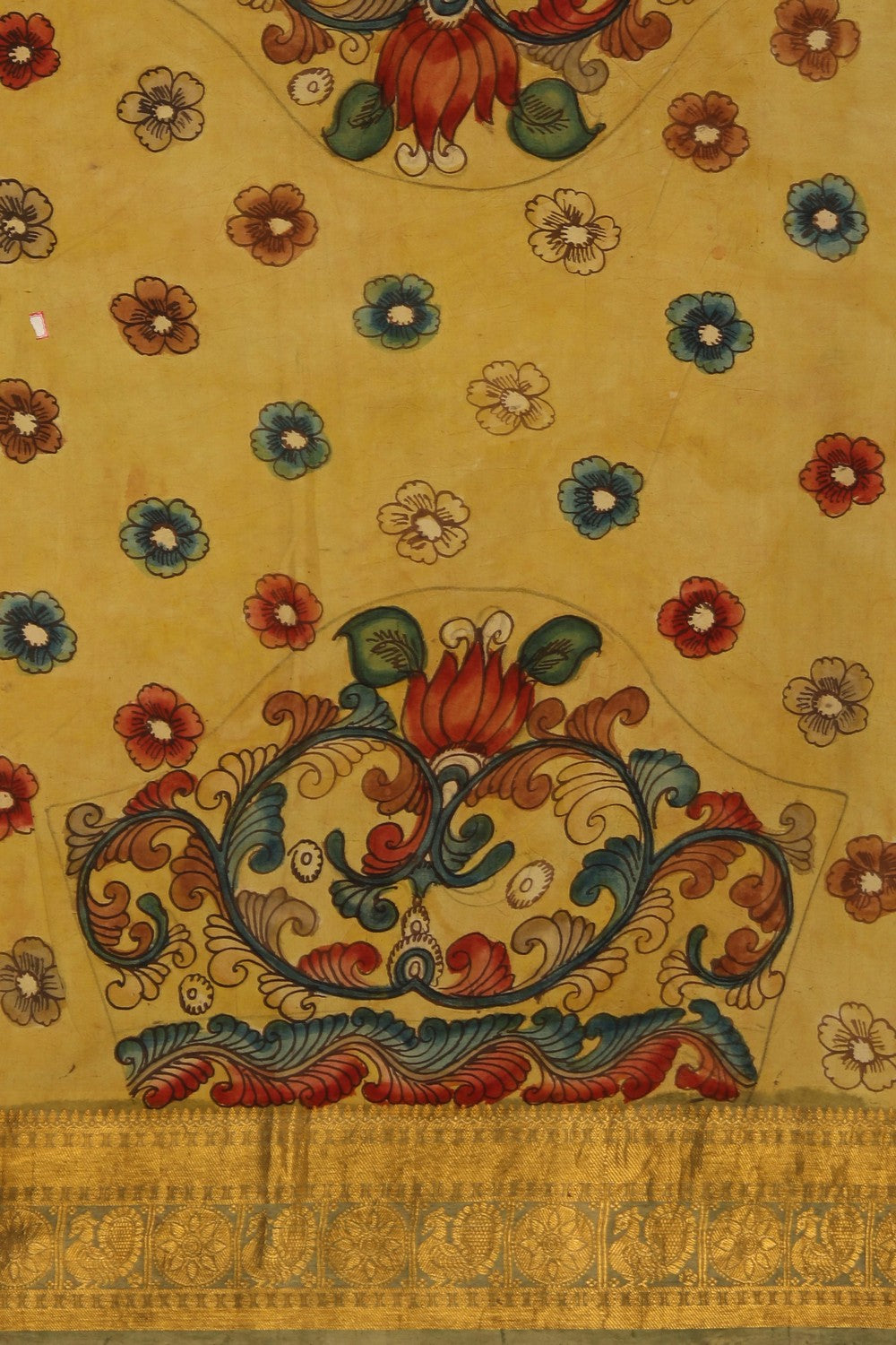 Image of Kalamkari Silk Saree