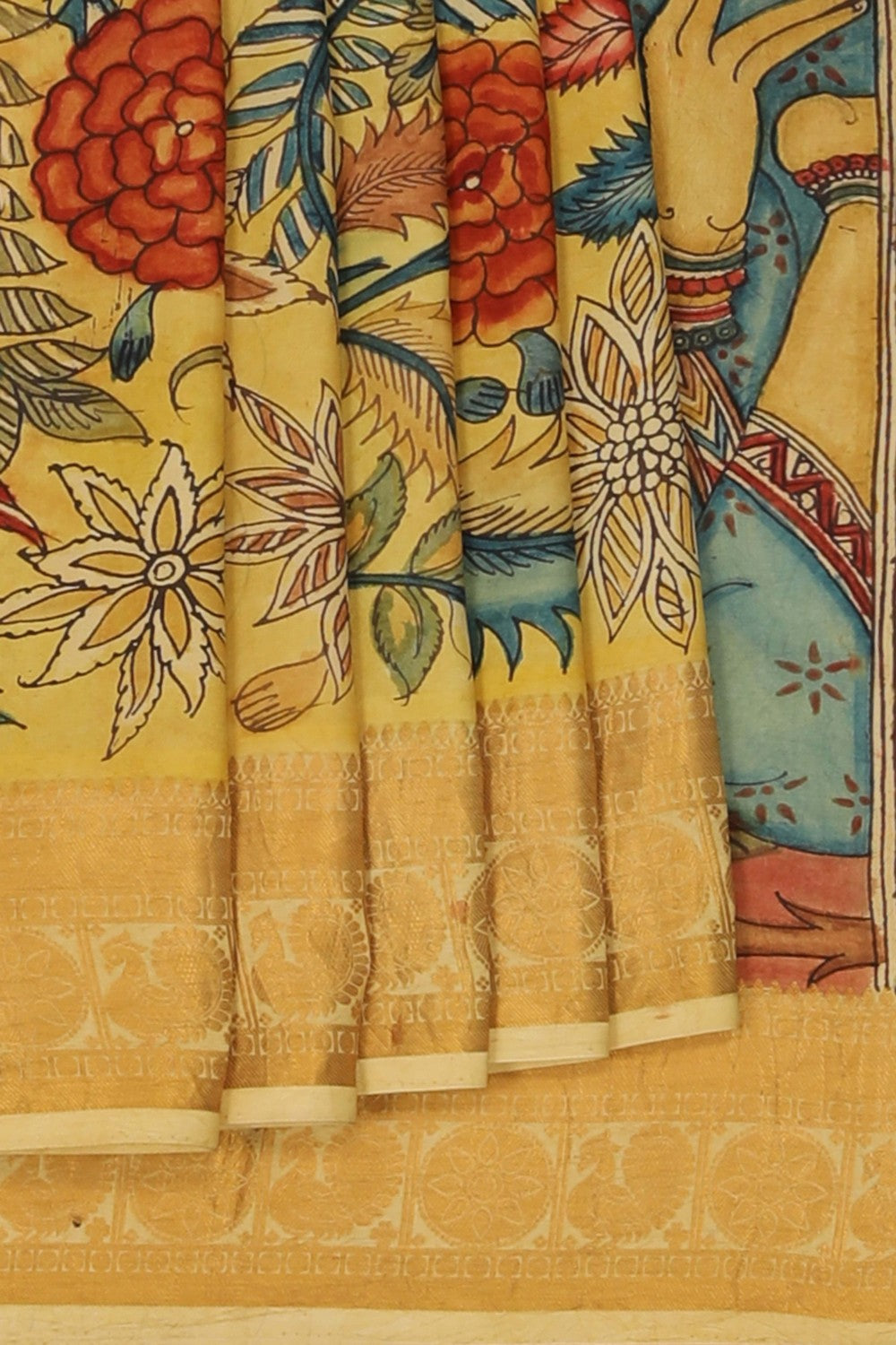 Image of Kalamkari Silk Saree