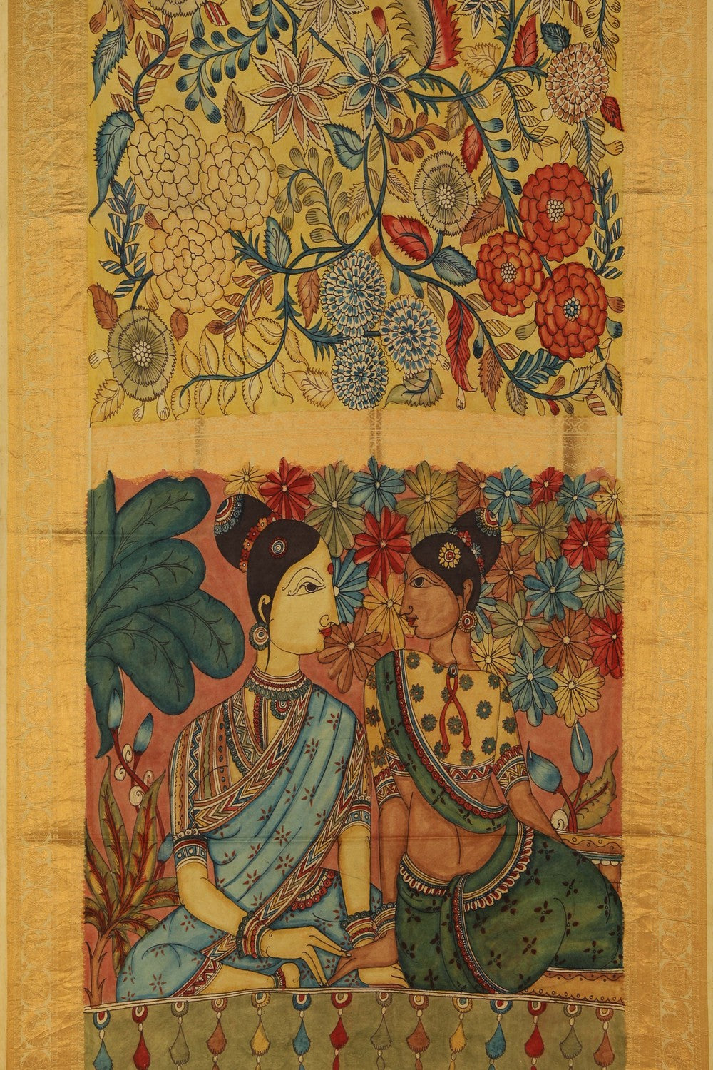 Image of Kalamkari Silk Saree