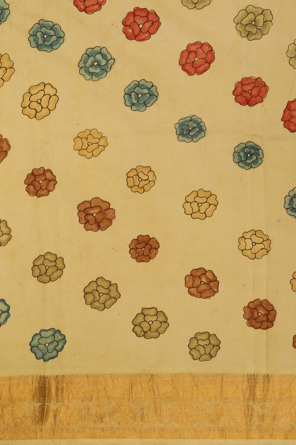 Image of Kalamkari Silk Saree