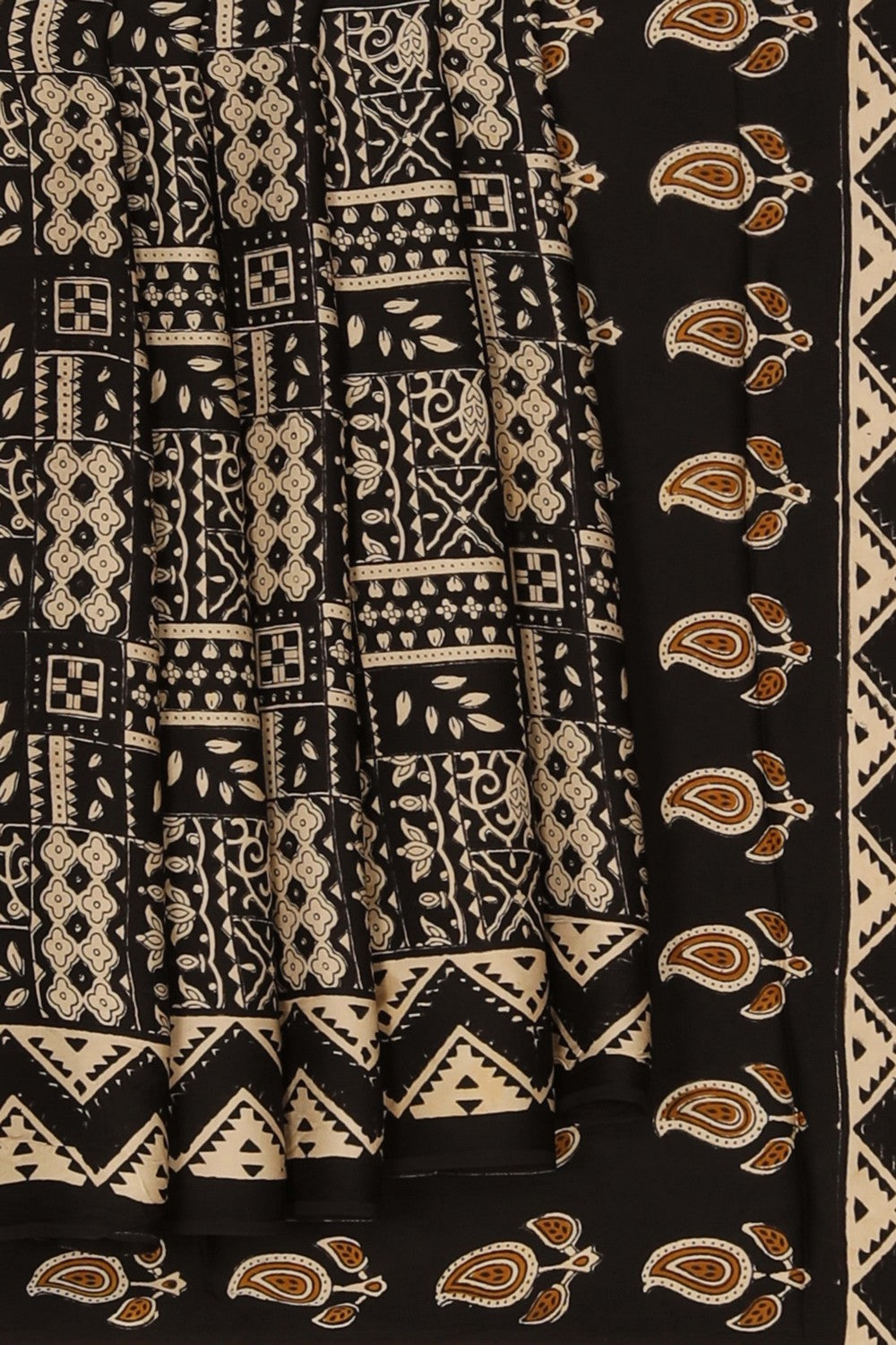 Bagru Block Printed Saree