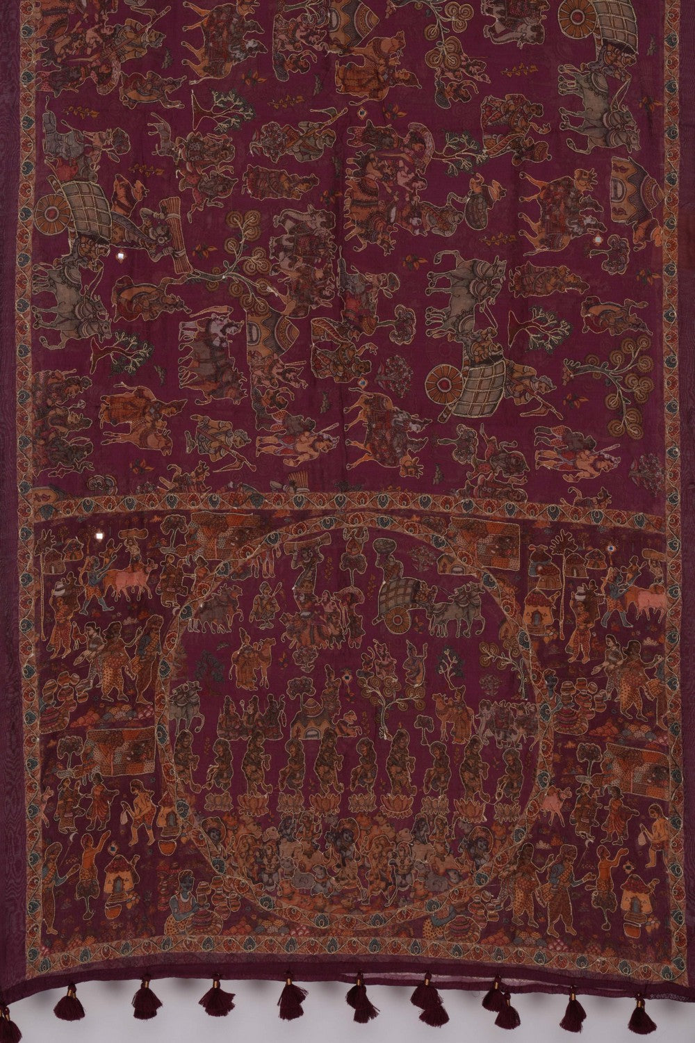 Image of Chanderi Embroidery Dupatta