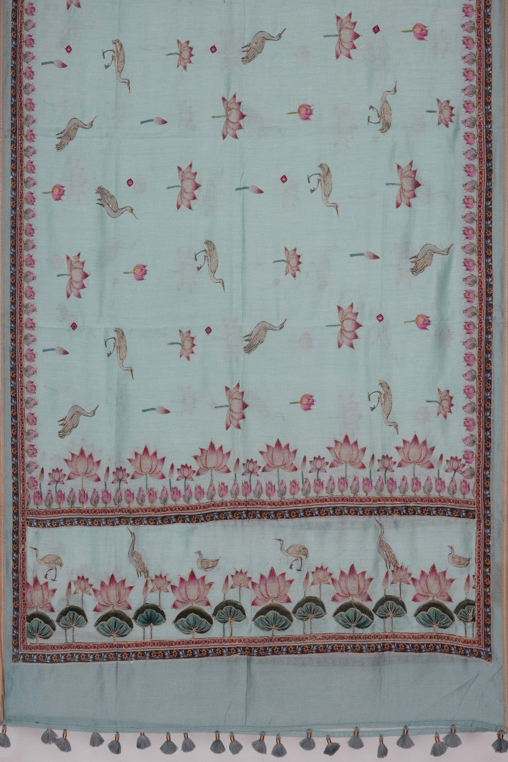 Chanderi Embroidery Dupatta