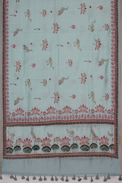 Image of Chanderi Embroidery Dupatta