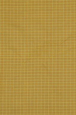 Image of Gadwal Cotton Yellow Saree