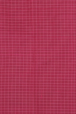 Image of Gadwal Cotton Pink Saree