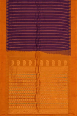 Image of Gadwal Silk Violet Saree