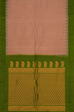 Image of Gadwal Silk Beige Saree