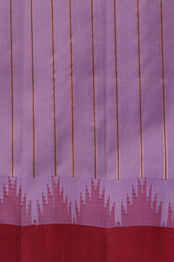 Image of Gadwal Silk Purple Saree