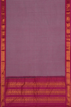 Image of Gadwal Cotton Pink Saree