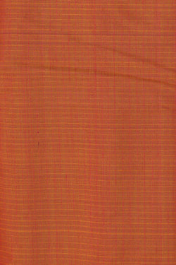 Image of Gadwal Cotton Orange Saree