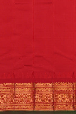 Image of Gadwal Silk Beige Saree