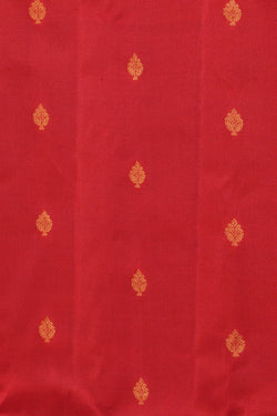 Image of Gadwal Silk Red Saree