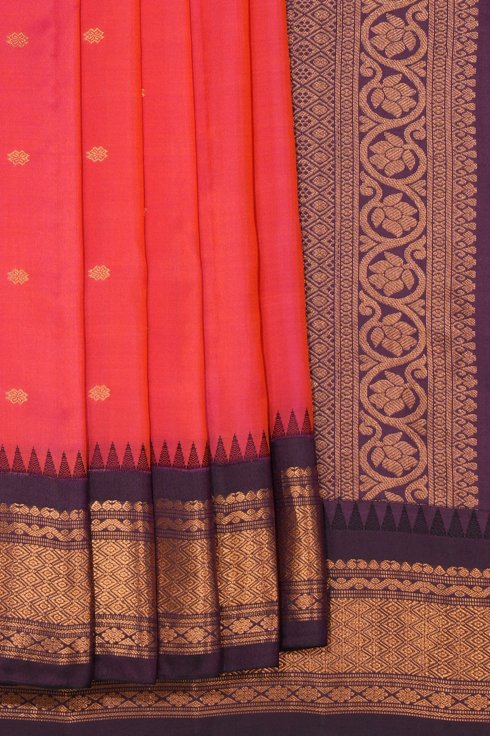 Gadwal Silk Pink Saree