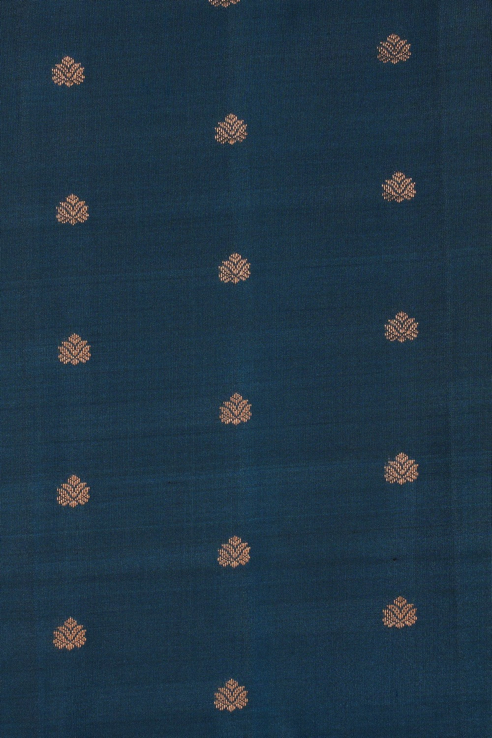 Gadwal Silk Peacock Blue Saree