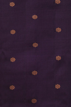 Image of Gadwal Silk Violet Saree