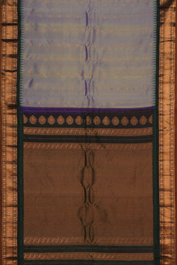 Image of Gadwal Silk Purple Saree