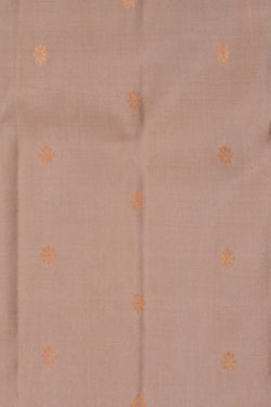 Image of Gadwal Silk Beige Saree