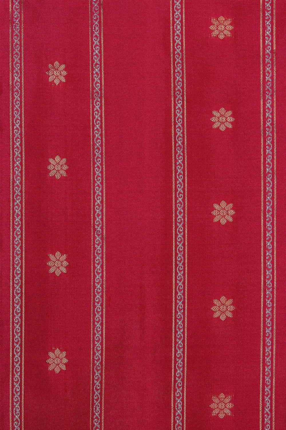 Image of Gadwal Silk Pink Saree