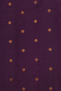 Image of Gadwal Silk Violet Saree