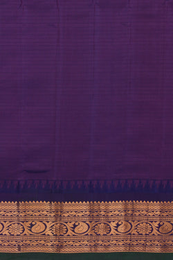 Image of Gadwal Silk Red Saree