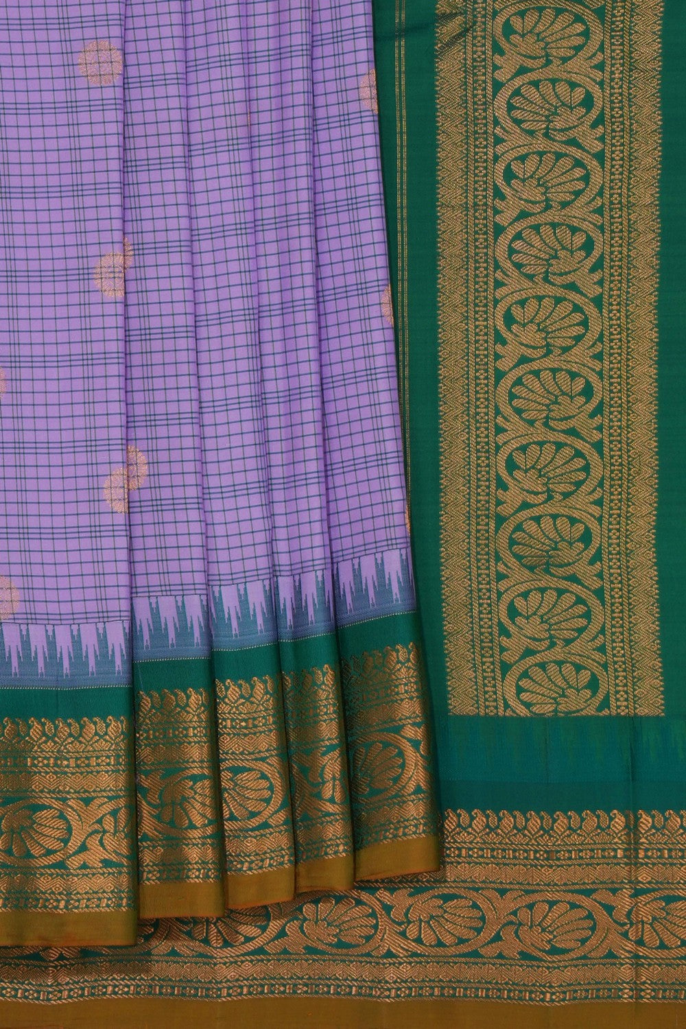 Gadwal Silk Purple Saree