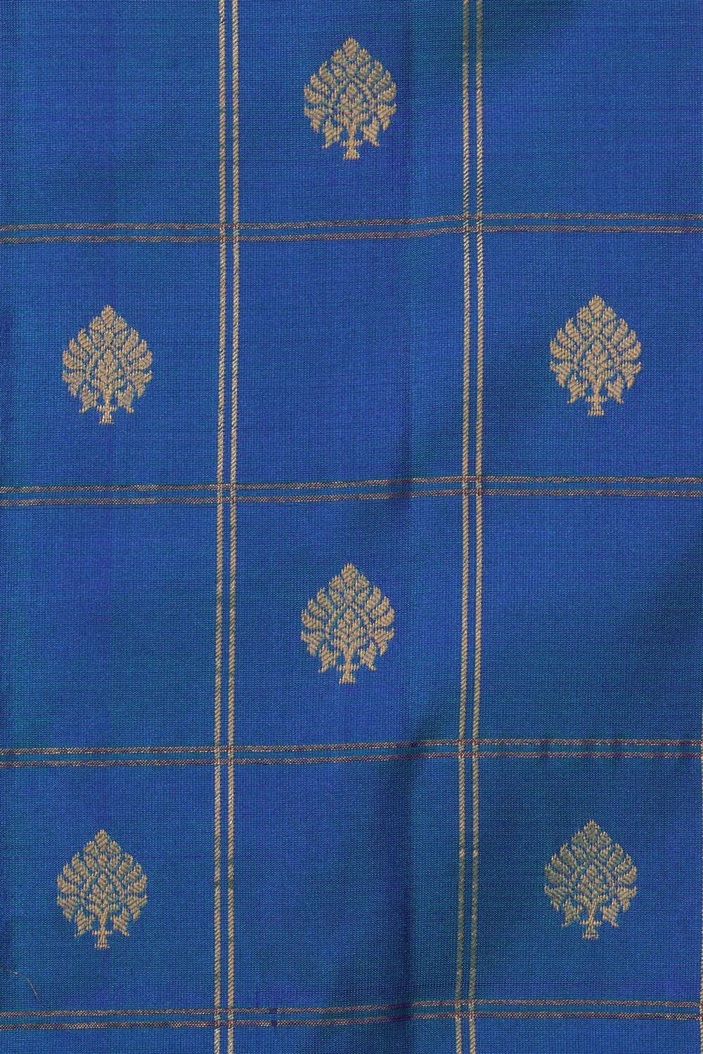 Gadwal Silk Blue Saree