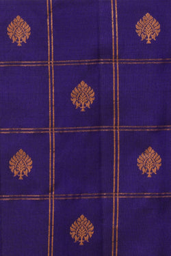 Image of Gadwal Silk Purple Saree