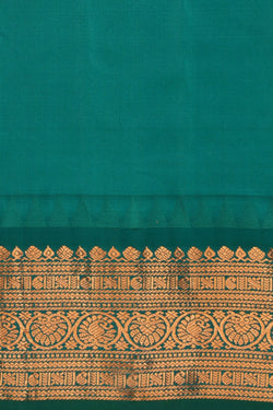 Image of Gadwal Silk Purple Saree