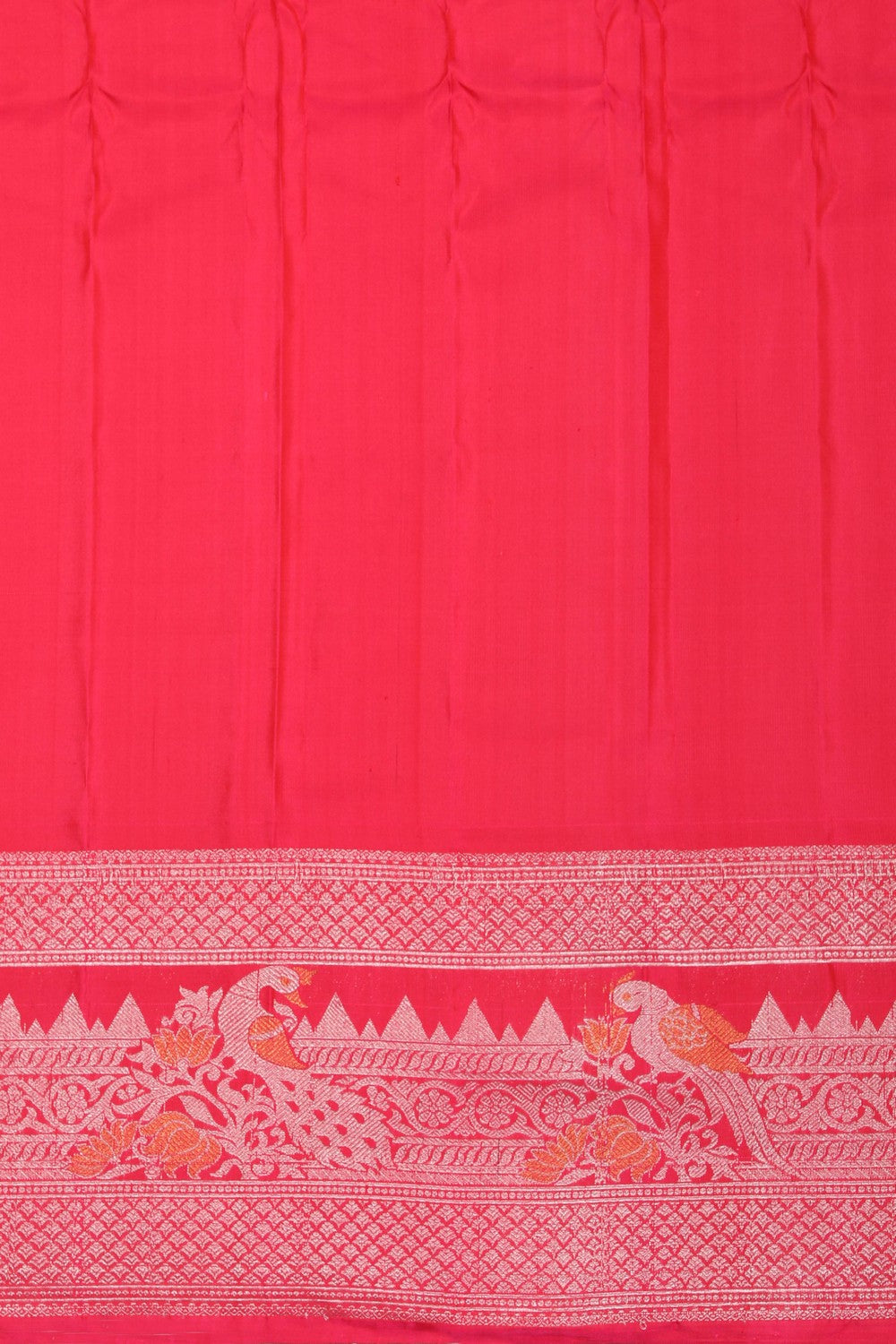 Image of Gadwal Silk Pink Saree