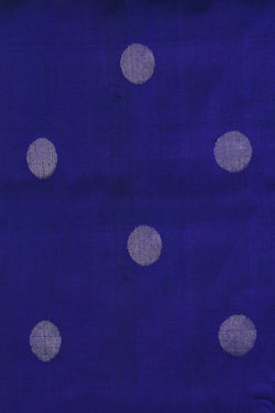 Image of Uppada Silk Blueberry Blue Saree