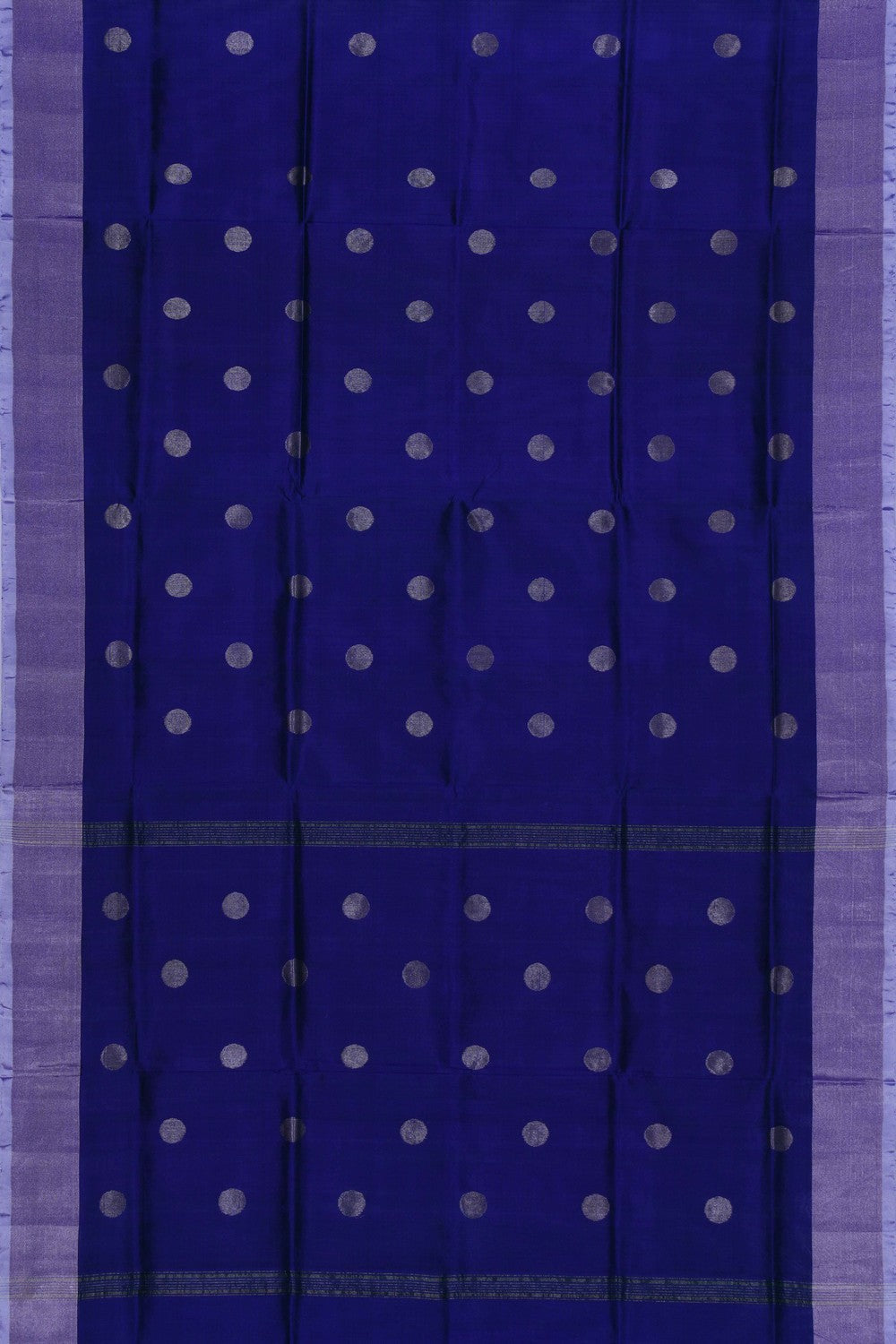 Uppada Silk Blueberry Blue Saree