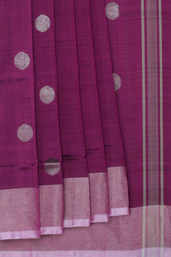 Image of Uppada Silk Purple Saree