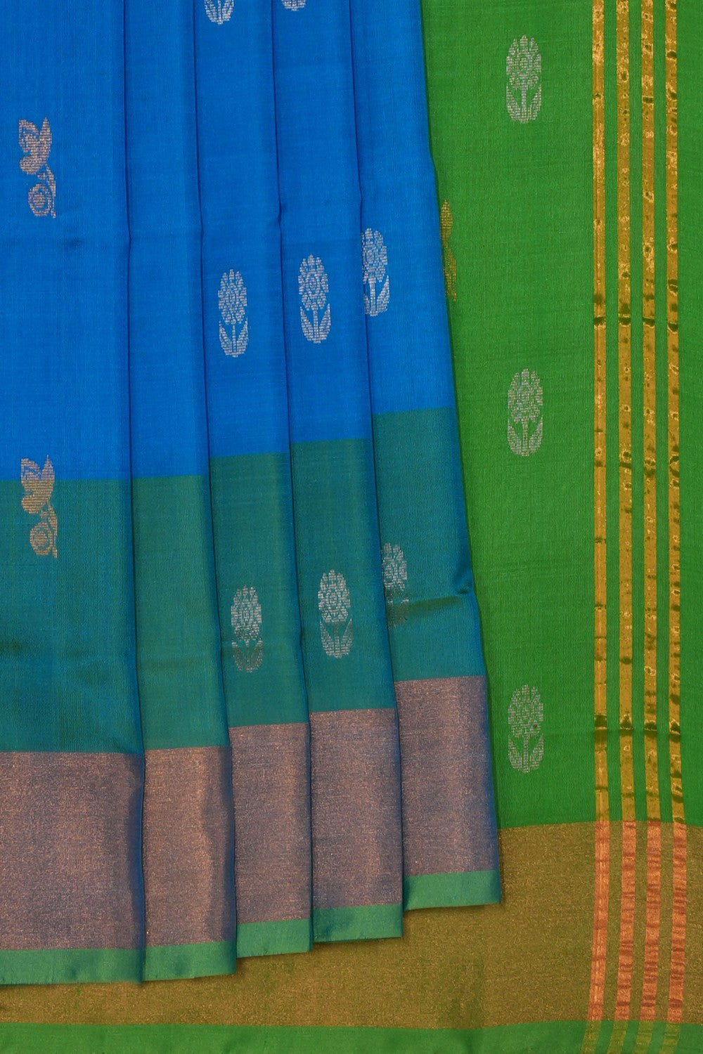 Uppada Silk Blue Saree