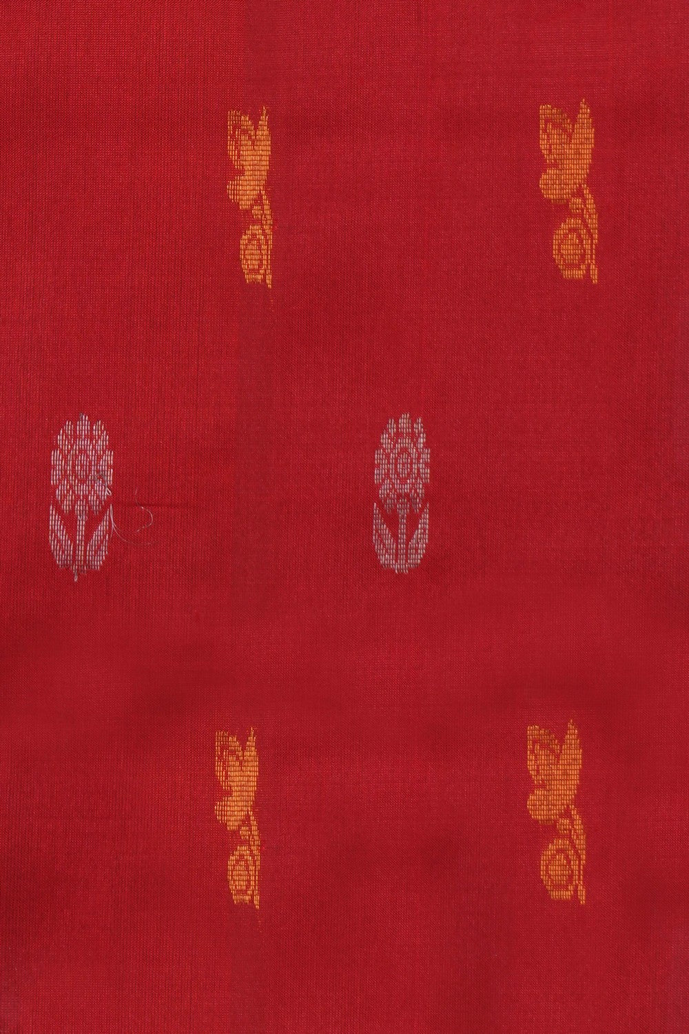 Uppada Silk Red Saree