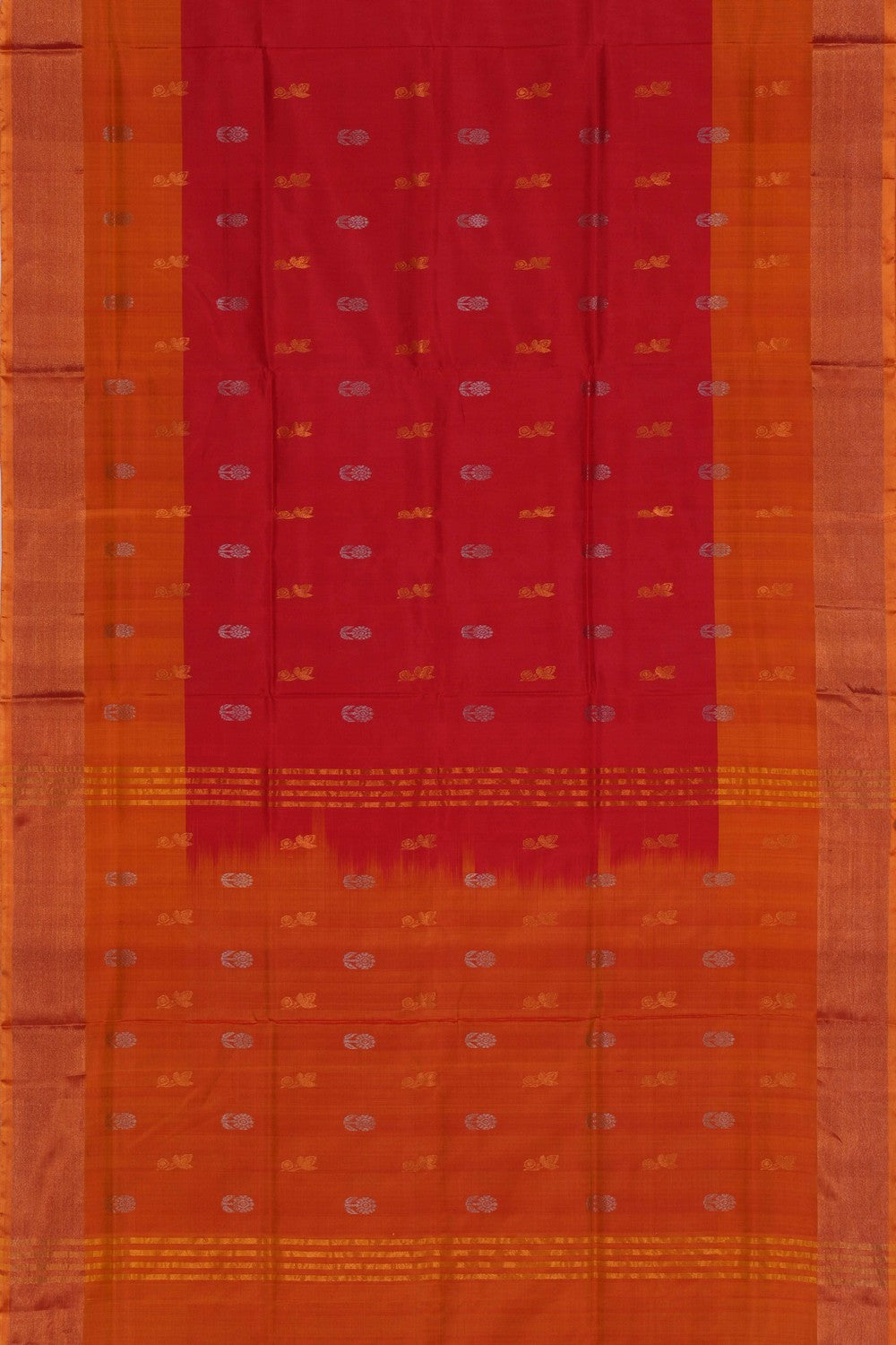 Uppada Silk Red Saree