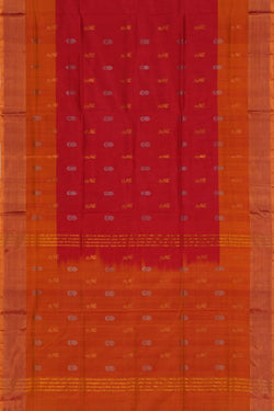 Image of Uppada Silk Red Saree