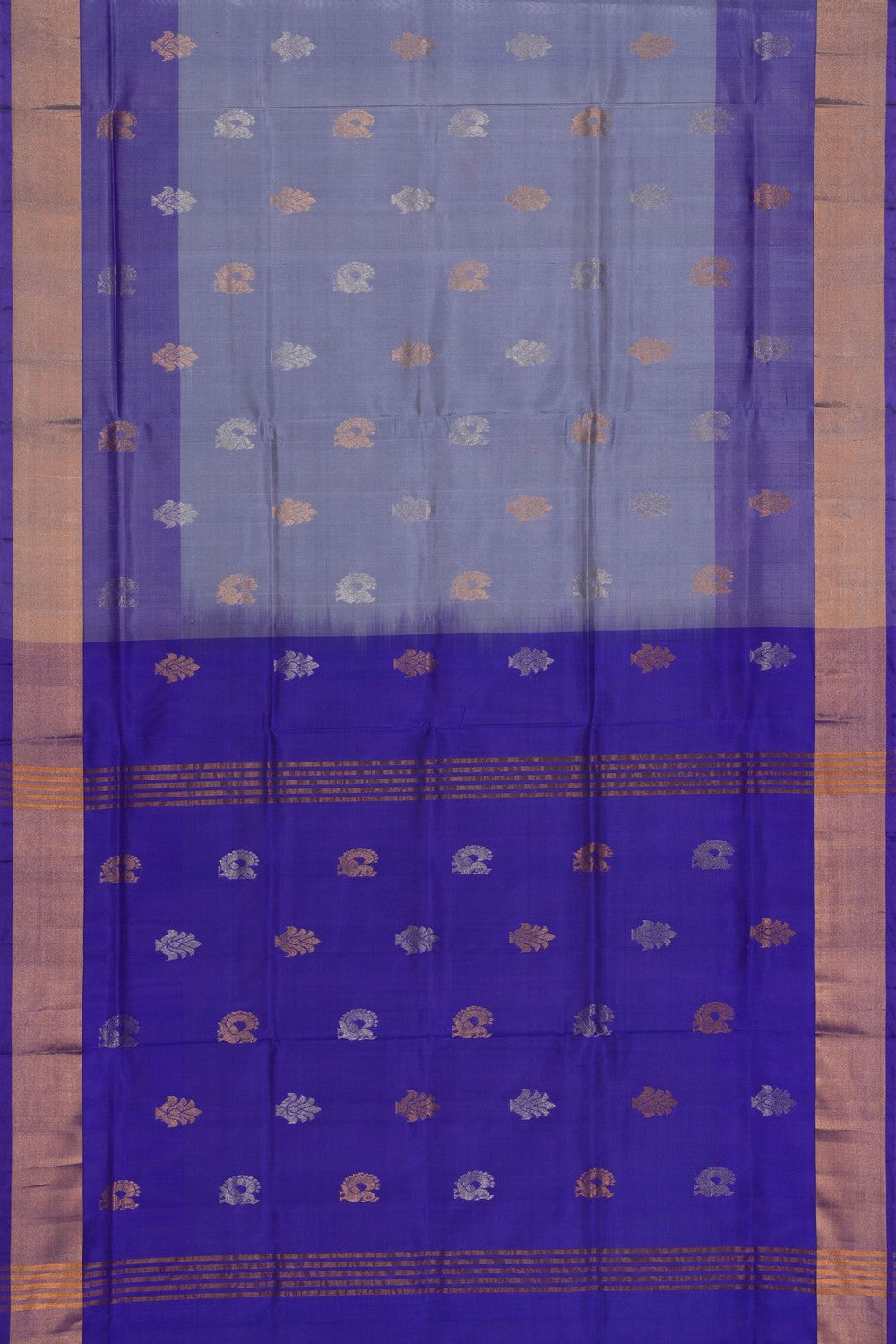 Uppada Silk Grey Saree