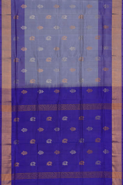 Image of Uppada Silk Grey Saree