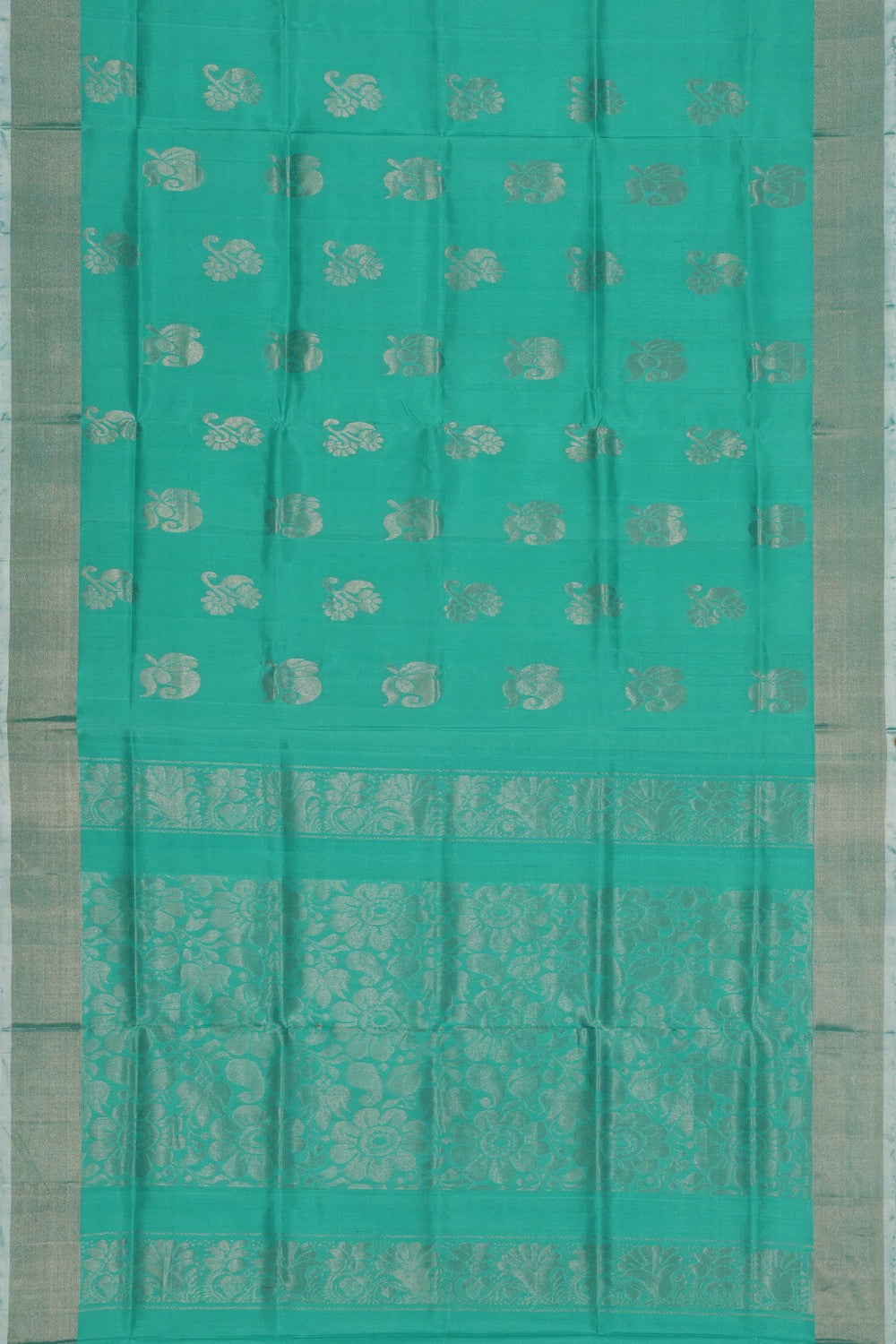 Uppada Silk Sea Green Saree