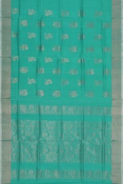 Image of Uppada Silk Sea Green Saree