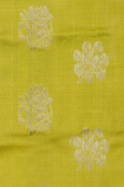 Image of Uppada Silk Spring Yellow Saree