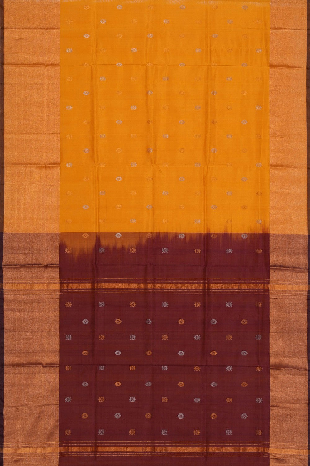 Uppada Silk Mustard Saree