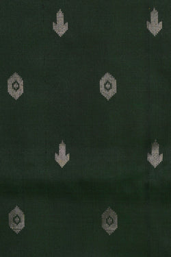 Image of Uppada Silk Bottle Green Saree