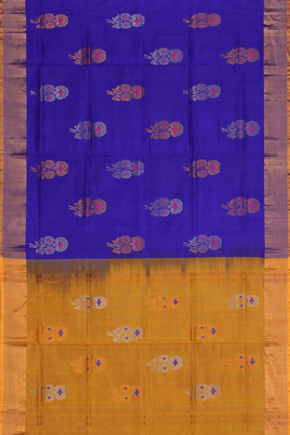 Uppada Silk Orchid Blue Saree