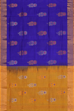 Image of Uppada Silk Orchid Blue Saree